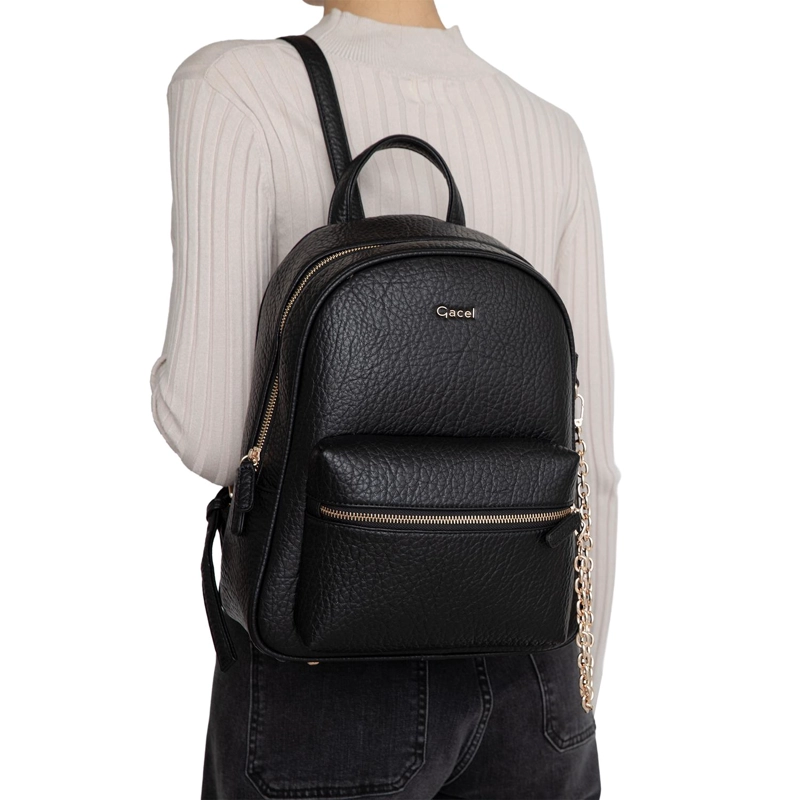 MOCHILA MUJER GACEL NEGRO GRANDE - 2