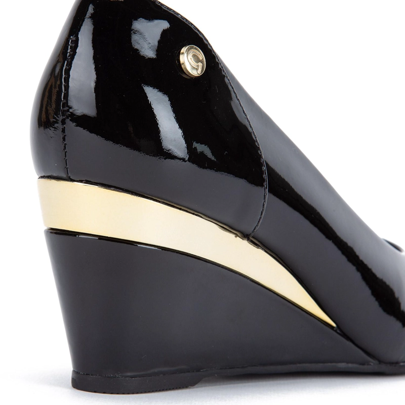 ZAPATO DE CUERO MUJER GACEL NEGRO IVONNE - 4