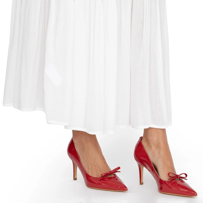 ZAPATO DE CUERO MUJER GACEL ROJO MONICA 0660920 - 2