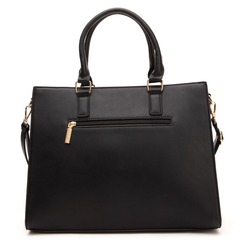 CARTERA MUJER GACEL NEGRO DOS ASAS GRANDE