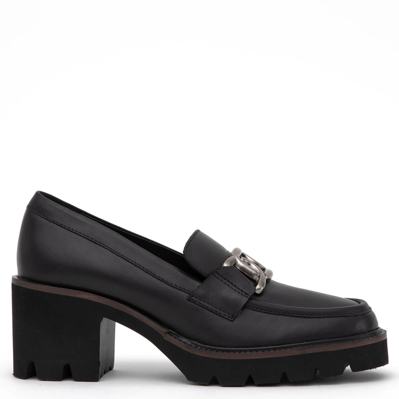 ZAPATO DE CUERO MUJER GACEL NEGRO RANYA - 1