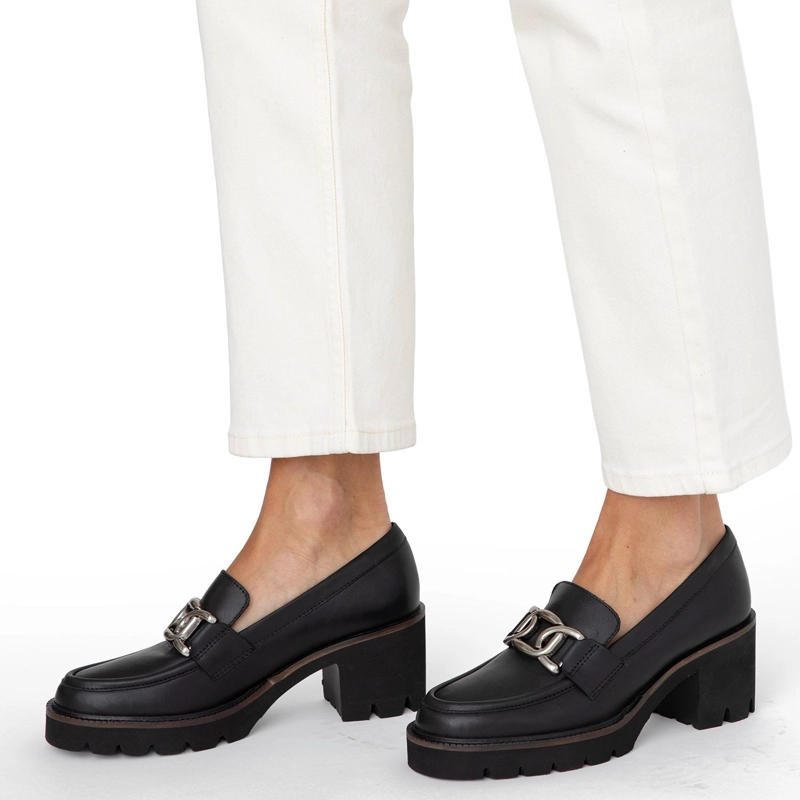 ZAPATO DE CUERO MUJER GACEL NEGRO RANYA - 2