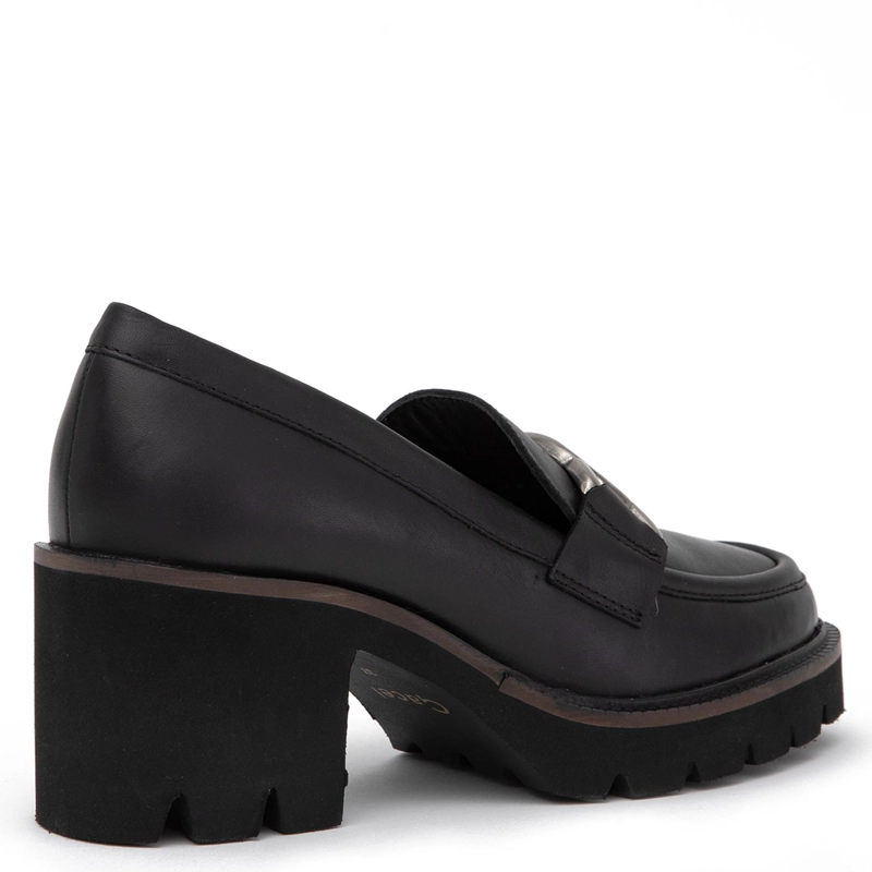 ZAPATO DE CUERO MUJER GACEL NEGRO RANYA - 5