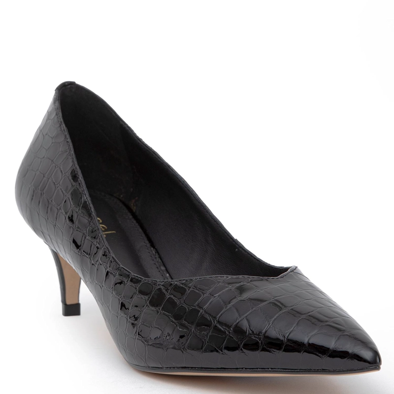 ZAPATO DE CUERO MUJER GACEL NEGRO DAN - 3