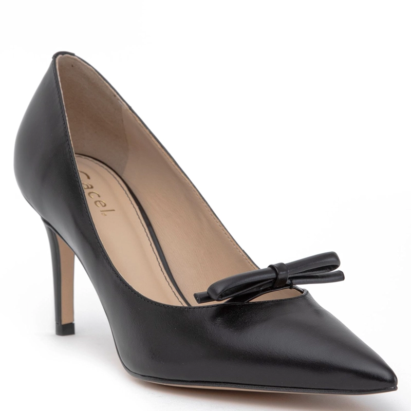 ZAPATO DE CUERO MUJER GACEL NEGRO MONICA - 3