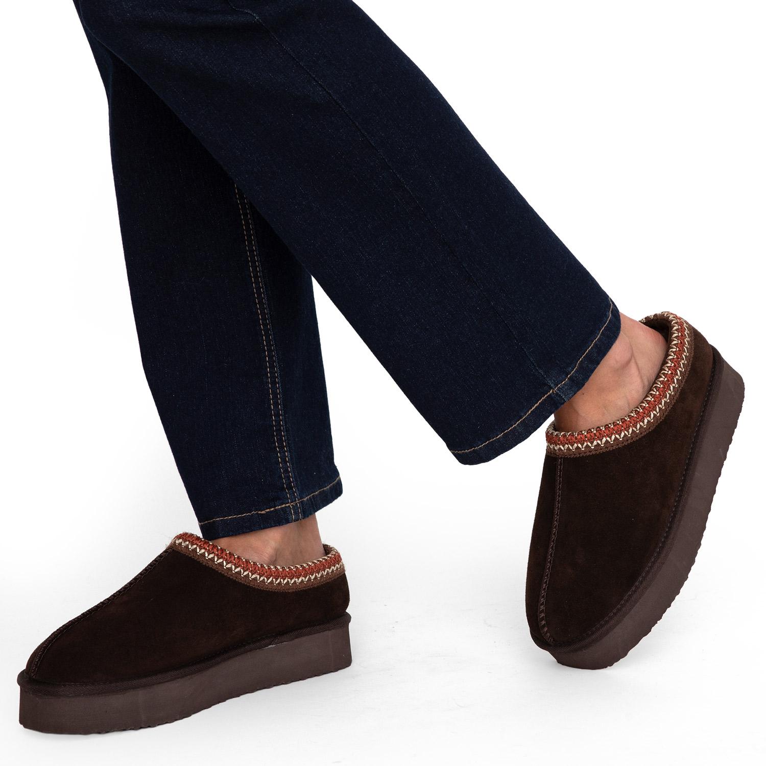 PANTUFLA - CASUAL - GACEL - CHOCOLATE - 2