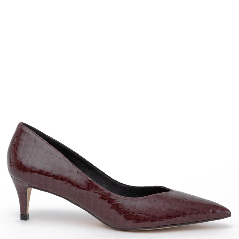 ZAPATO DE CUERO MUJER GACEL BURDEO DAN - 1