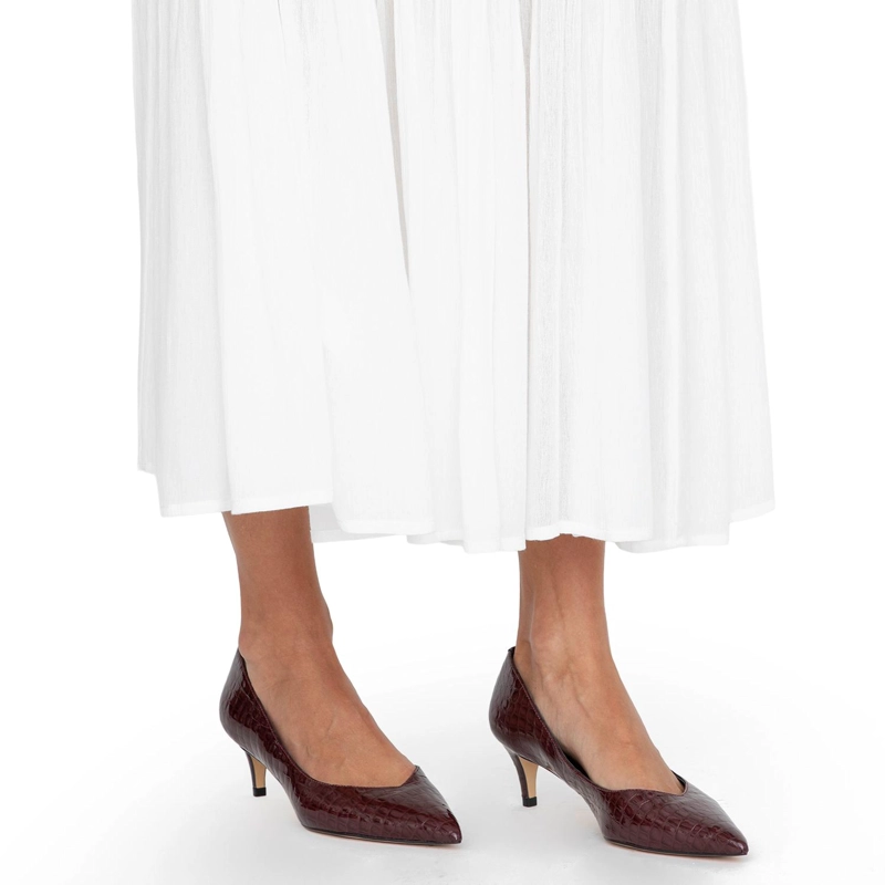 ZAPATO DE CUERO MUJER GACEL BURDEO DAN - 2