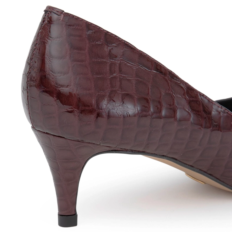 ZAPATO DE CUERO MUJER GACEL BURDEO DAN - 4