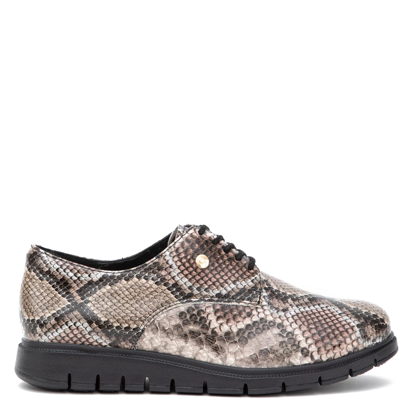 ZAPATO DE CUERO MUJER GACEL MULTICOLOR ITATI - 1