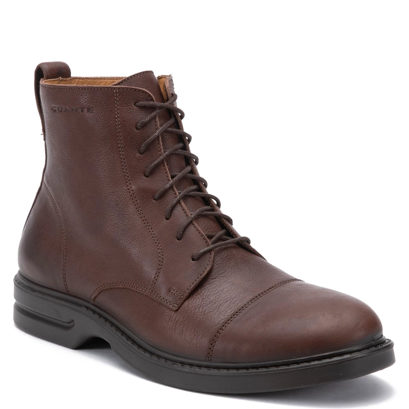 BOTIN DE CUERO HOMBRE GUANTE CHOCOLATE ARGAN - 3