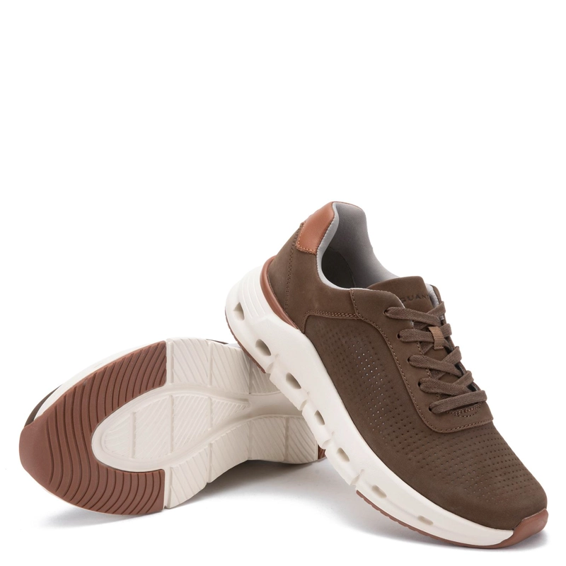 ZAPATO DE CUERO HOMBRE GUANTE TAUPE DAMASCO 0036142 - 4