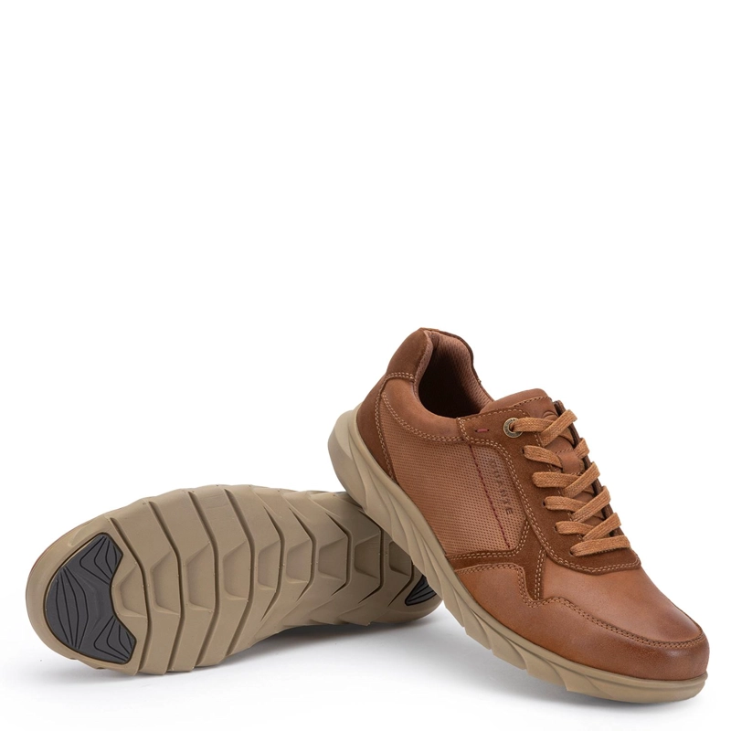 ZAPATO DE CUERO HOMBRE GUANTE TOSTADO MUMBAI - 4