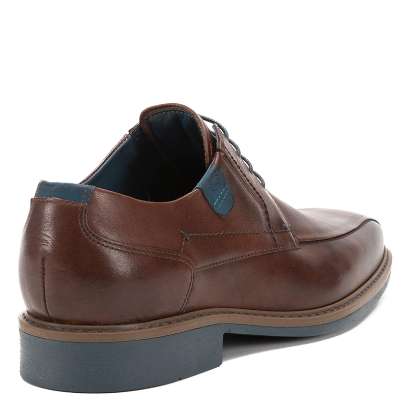 ZAPATO DE CUERO HOMBRE GUANTE CAFE  TORONTO - 5