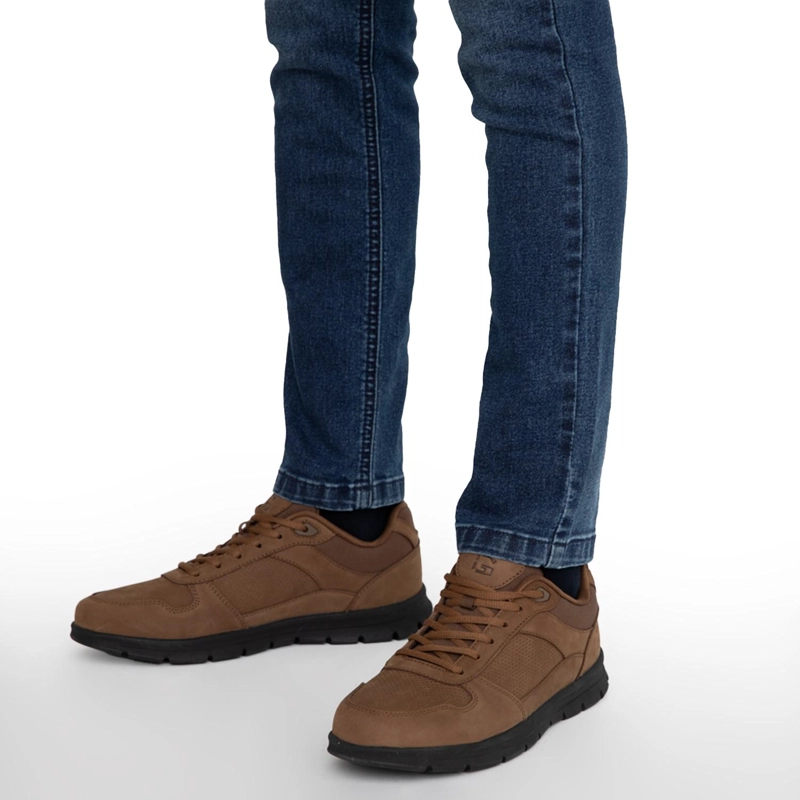ZAPATO DE CUERO HOMBRE GUANTE CHOCOLATE CONWAY - 2