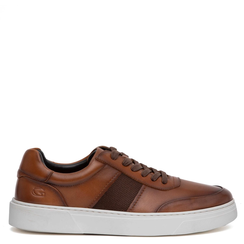 ZAPATILLA DE CUERO HOMBRE GUANTE CAMEL CHIPRE - 1