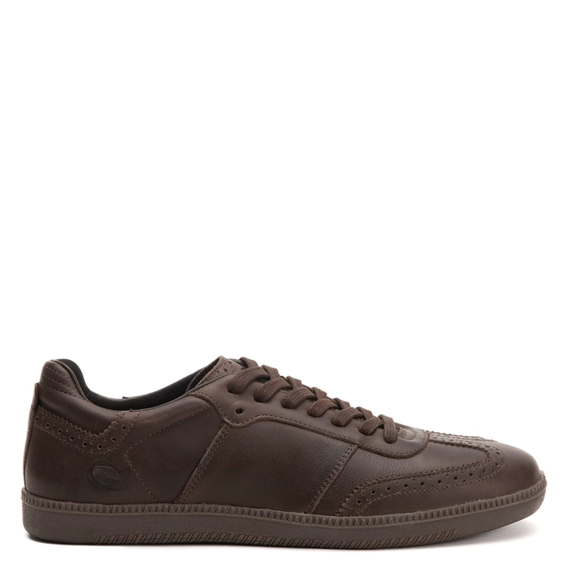 ZAPATILLA DE CUERO HOMBRE GUANTE CHOCOLATE KEITH 0036263 - 1