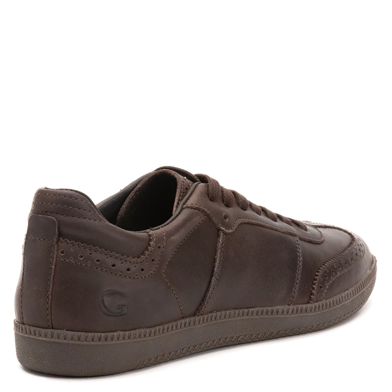 ZAPATILLA DE CUERO HOMBRE GUANTE CHOCOLATE KEITH 0036263 - 5