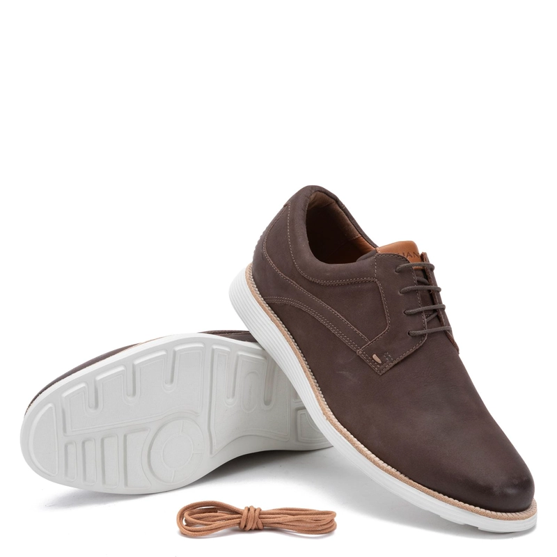 ZAPATO DE CUERO HOMBRE GUANTE CHOCOLATE PRINCE - 4