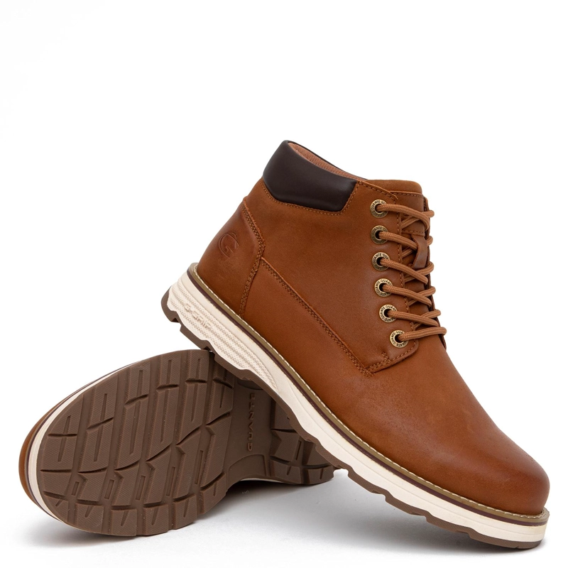 BOTIN DE CUERO HOMBRE GUANTE TOSTADO RODEO - 4