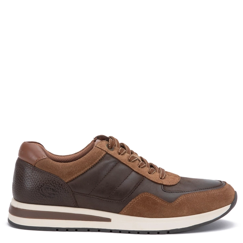ZAPATILLA DE CUERO HOMBRE GUANTE TOSTADO PEKIN - 1
