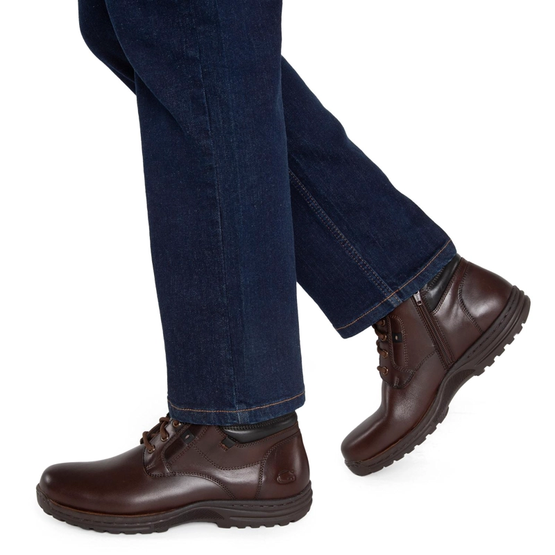 BOTIN DE CUERO HOMBRE GUANTE TABACO DORTMUND - 2