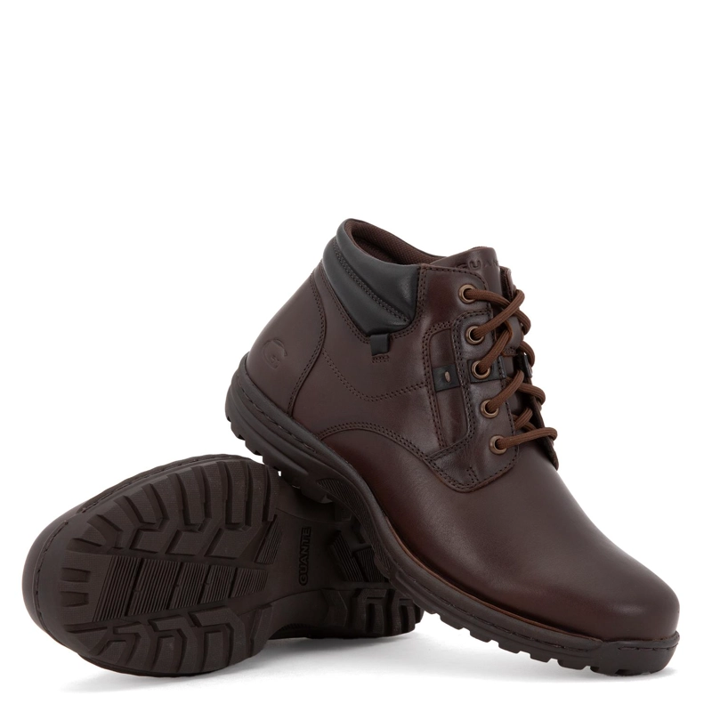 BOTIN DE CUERO HOMBRE GUANTE TABACO DORTMUND - 3
