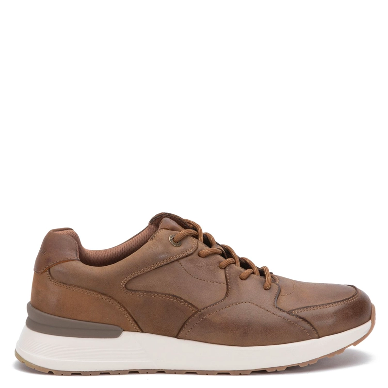 ZAPATILLA DE CUERO HOMBRE GUANTE CAMEL KIOTO 0036160 - 1