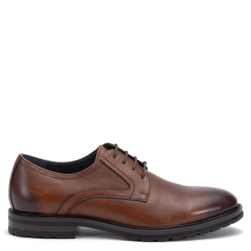 ZAPATO DE CUERO HOMBRE GUANTE BRANDY SOLLER 0036237 - 1