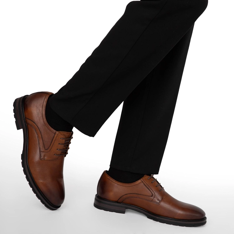 ZAPATO DE CUERO HOMBRE GUANTE BRANDY SOLLER 0036237 - 2