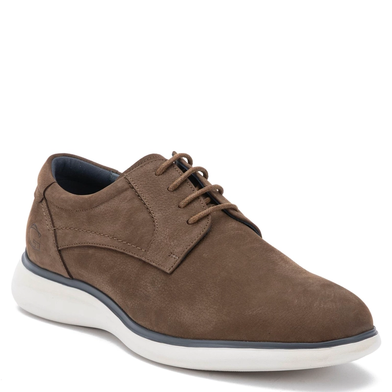 ZAPATO DE CUERO HOMBRE GUANTE CAFE  FEZ - 3