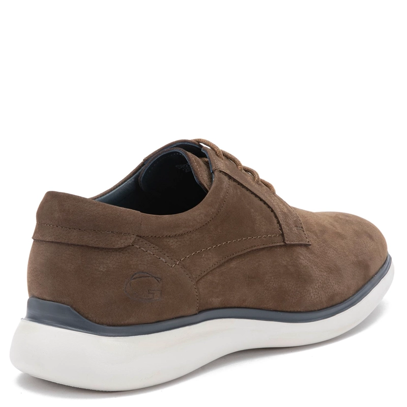ZAPATO DE CUERO HOMBRE GUANTE CAFE  FEZ - 5