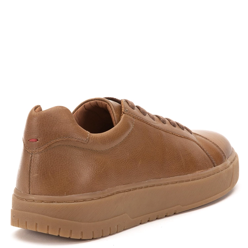 ZAPATILLA DE CUERO HOMBRE GUANTE CAFE  HONG KONG 0036259 - 5