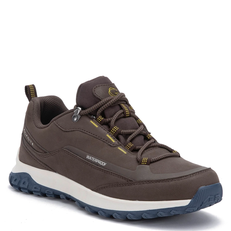 ZAPATILLA OUTDOOR DE CUERO HOMBRE GUANTE CHOCOLATE LLAY-LLAY 0036274 - 3