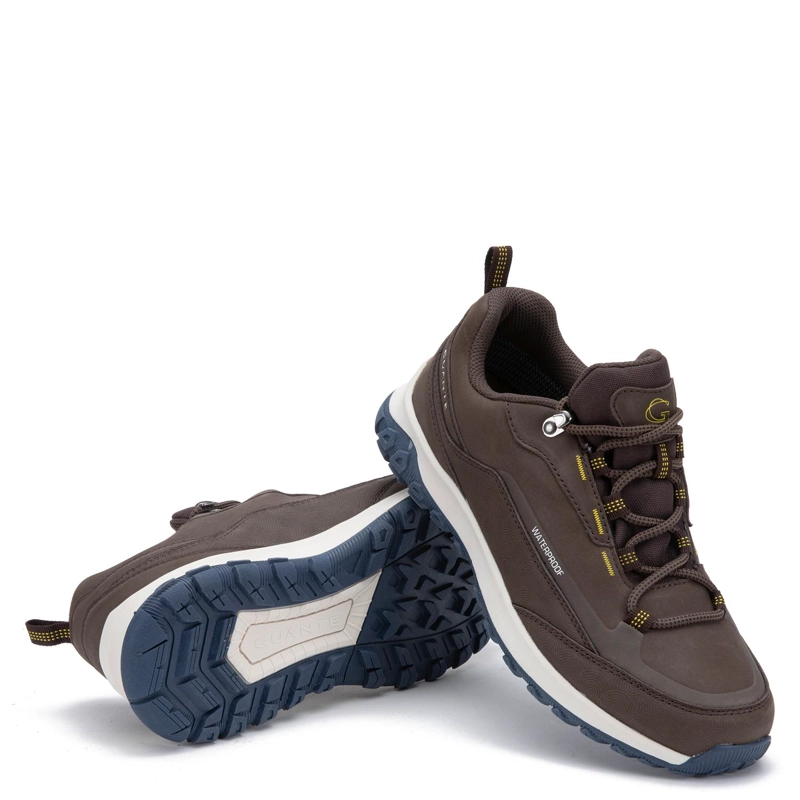 ZAPATILLA OUTDOOR DE CUERO HOMBRE GUANTE CHOCOLATE LLAY-LLAY 0036274 - 4