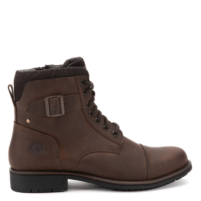 BOTIN DE CUERO HOMBRE GUANTE CHOCOLATE LANCASTER - 1