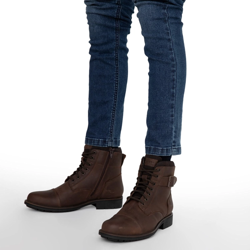 BOTIN DE CUERO HOMBRE GUANTE CHOCOLATE LANCASTER - 2