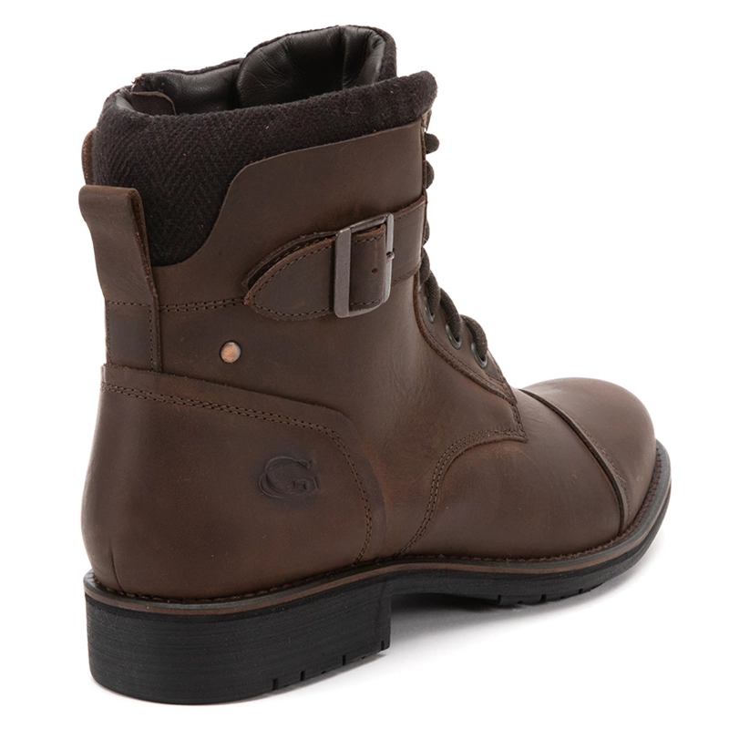 BOTIN DE CUERO HOMBRE GUANTE CHOCOLATE LANCASTER - 5