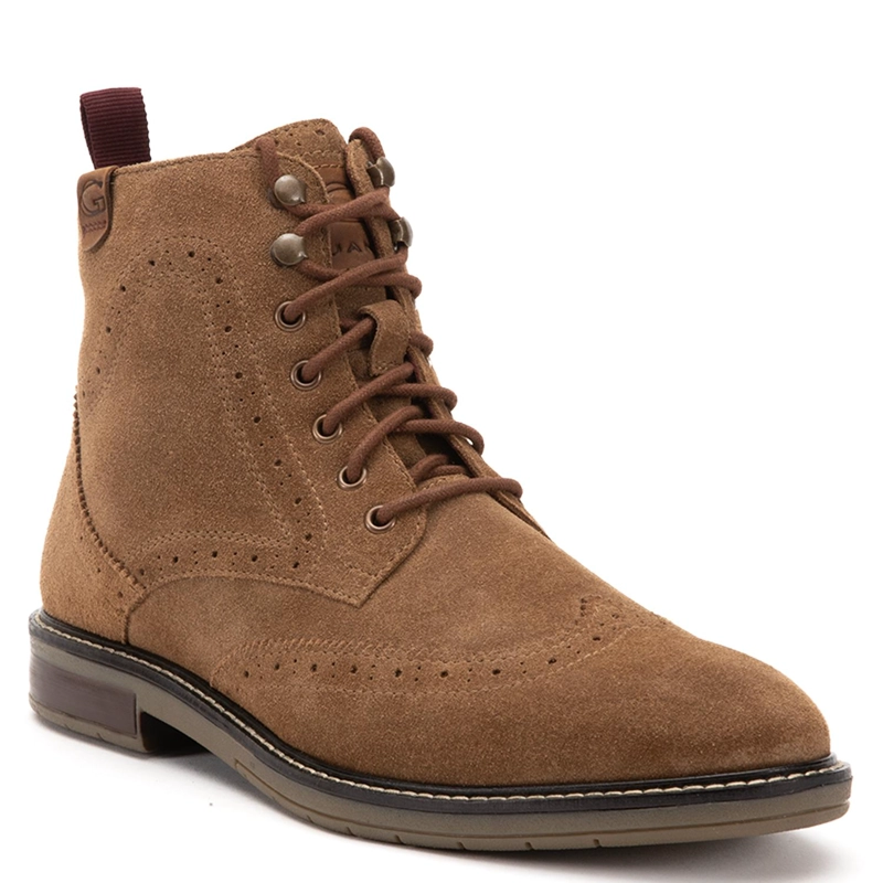 BOTIN DE CUERO HOMBRE GUANTE TAUPE CASPER 0036249 - 3