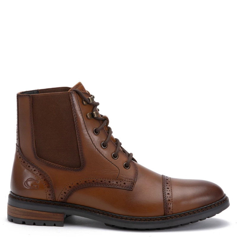 BOTIN DE CUERO HOMBRE GUANTE TOSTADO TOULOUSE - 1