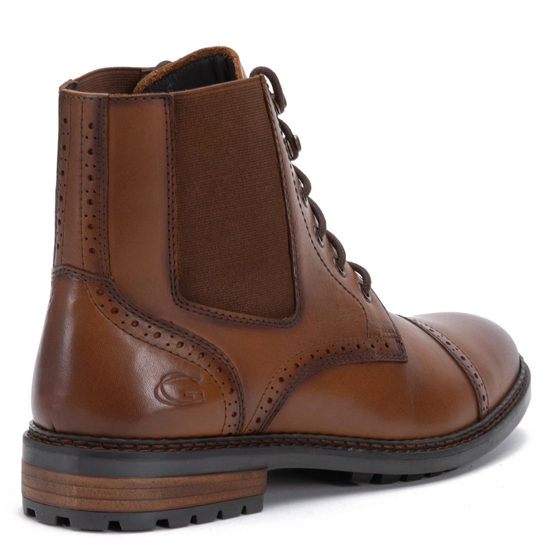 BOTIN DE CUERO HOMBRE GUANTE TOSTADO TOULOUSE - 5
