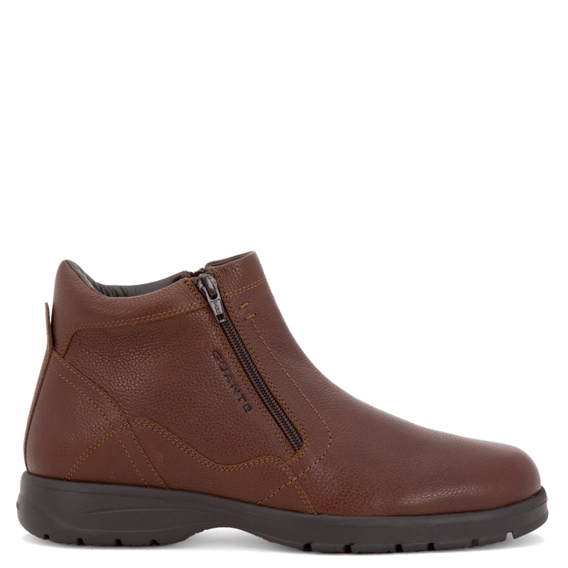 BOTIN DE CUERO HOMBRE GUANTE CHOCOLATE DALLAS - 1
