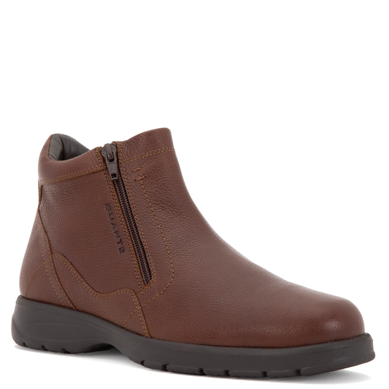 BOTIN DE CUERO HOMBRE GUANTE CHOCOLATE DALLAS - 5