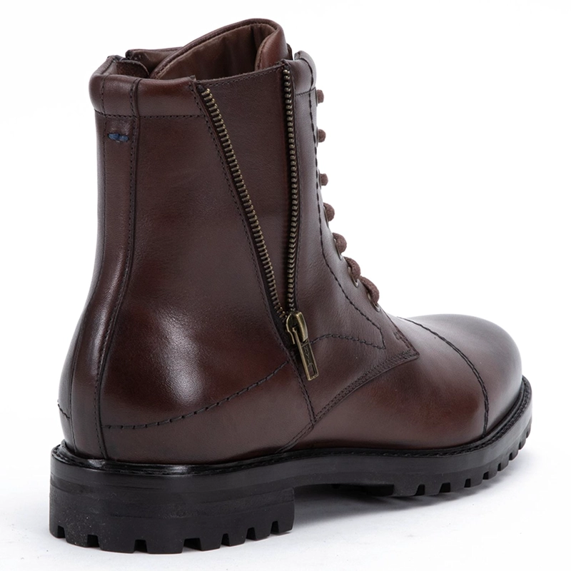 BOTIN DE CUERO HOMBRE GUANTE CHOCOLATE ESTOCOLMO 0036256 - 5