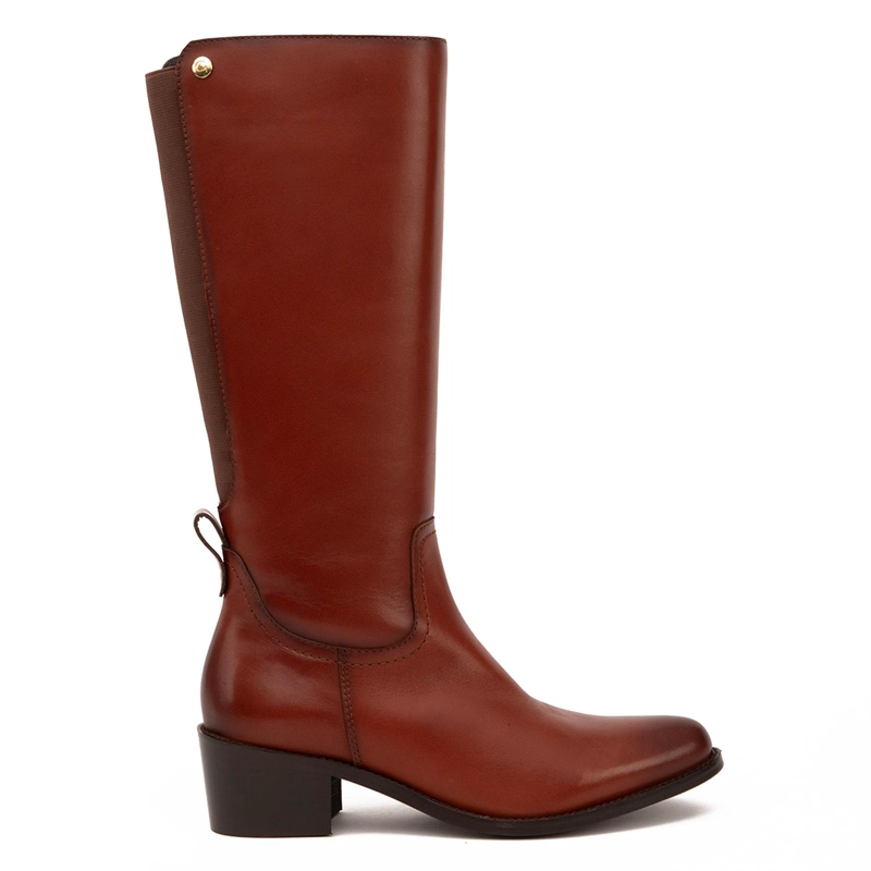 BOTA DE CUERO MUJER GACEL TOSTADO MONTANA 0660925 - 1