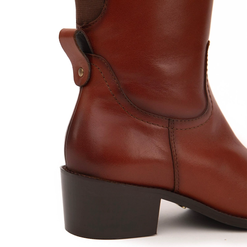 BOTA DE CUERO MUJER GACEL TOSTADO MONTANA 0660925 - 4