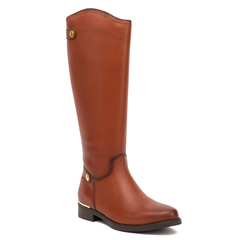 BOTA DE CUERO MUJER GACEL TOSTADO HORTENCIA 0660823 - 3