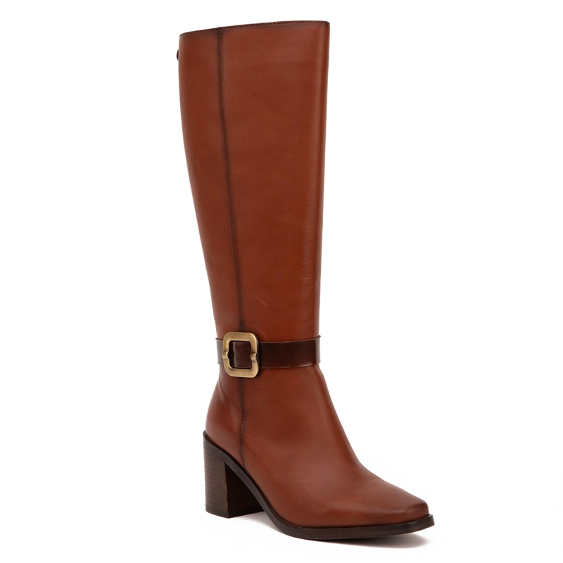 BOTA DE CUERO MUJER GACEL TOSTADO ASUNCION 0660706 - 3