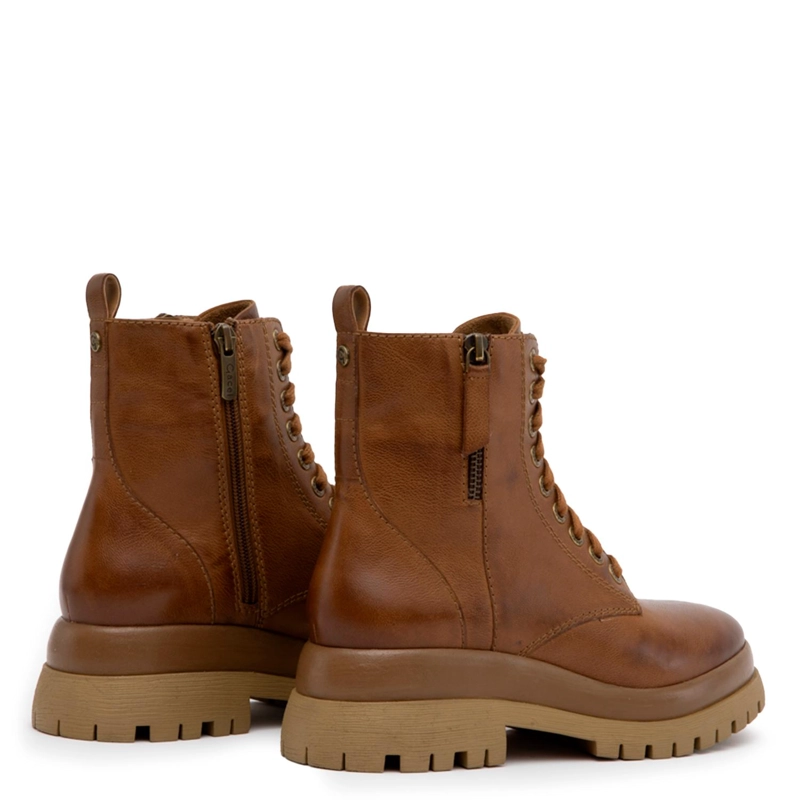 BOTIN DE CUERO MUJER GACEL TOSTADO SARAH - 5