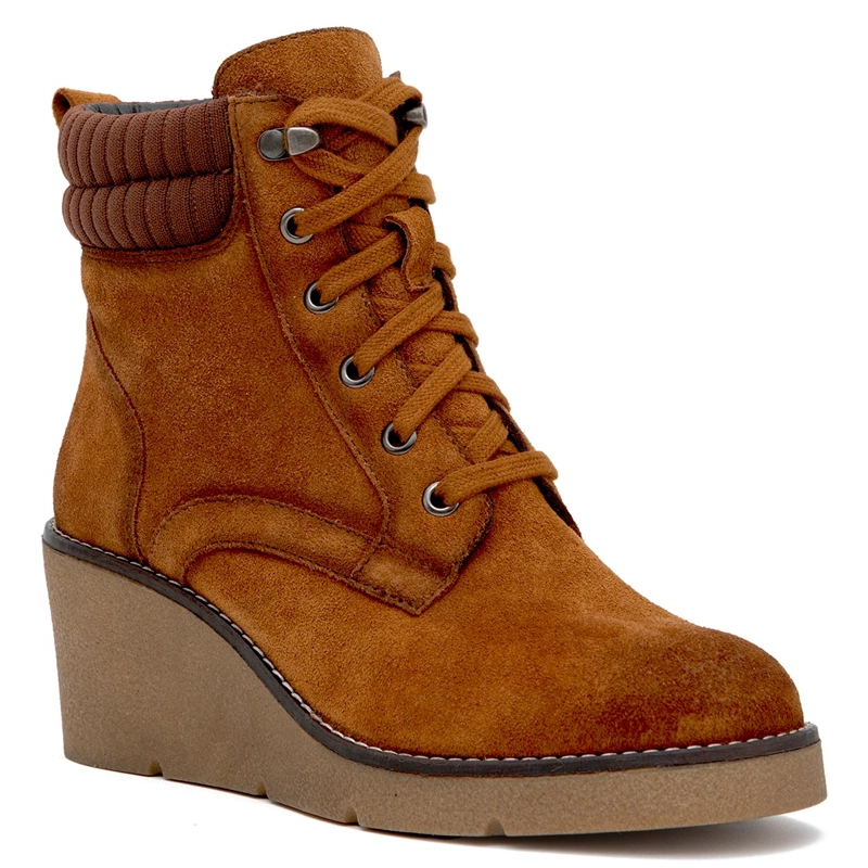 BOTIN DE CUERO MUJER GACEL TOSTADO LEDY 0660880 - 3